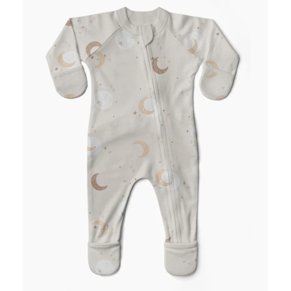 Goumi Kids Luna Grow With You Footie Snug Fit 6-9‎ months NWT